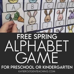 spring game for preschool