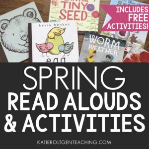 spring read alouds for kindergarten