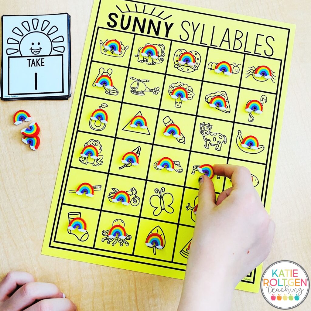 literacy games for kindergarten and preschool