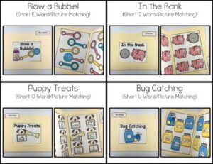 Kindergarten File Folder Games {Literacy Pack} - Katie Roltgen Teaching