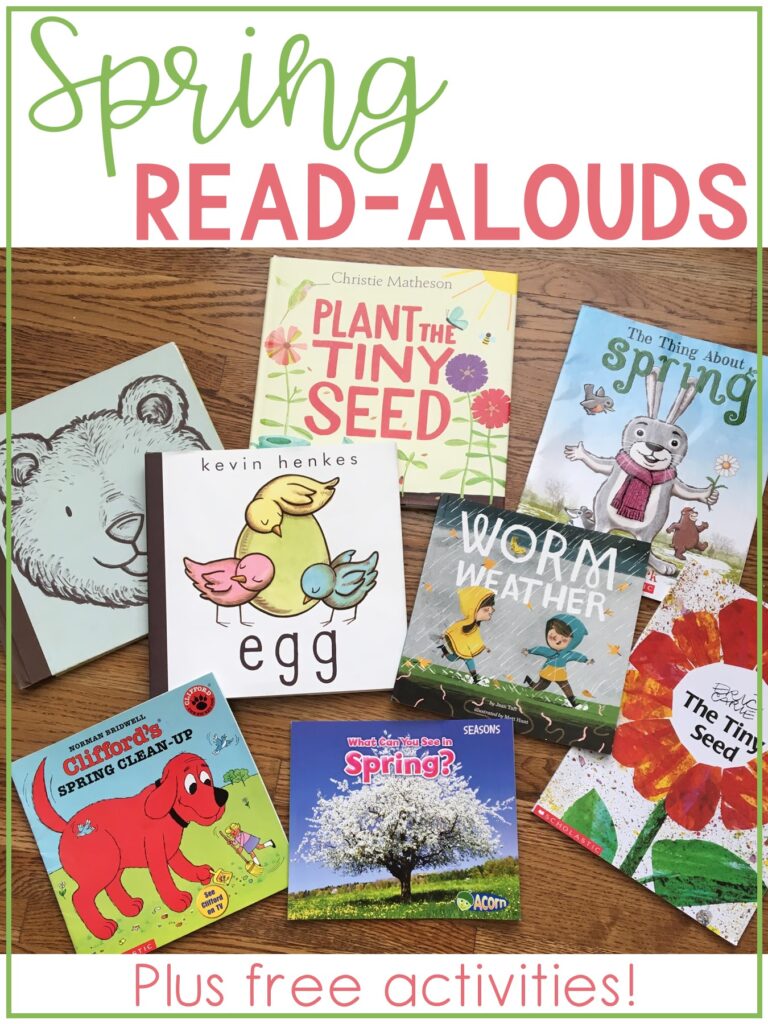 spring read aloud activities for kids