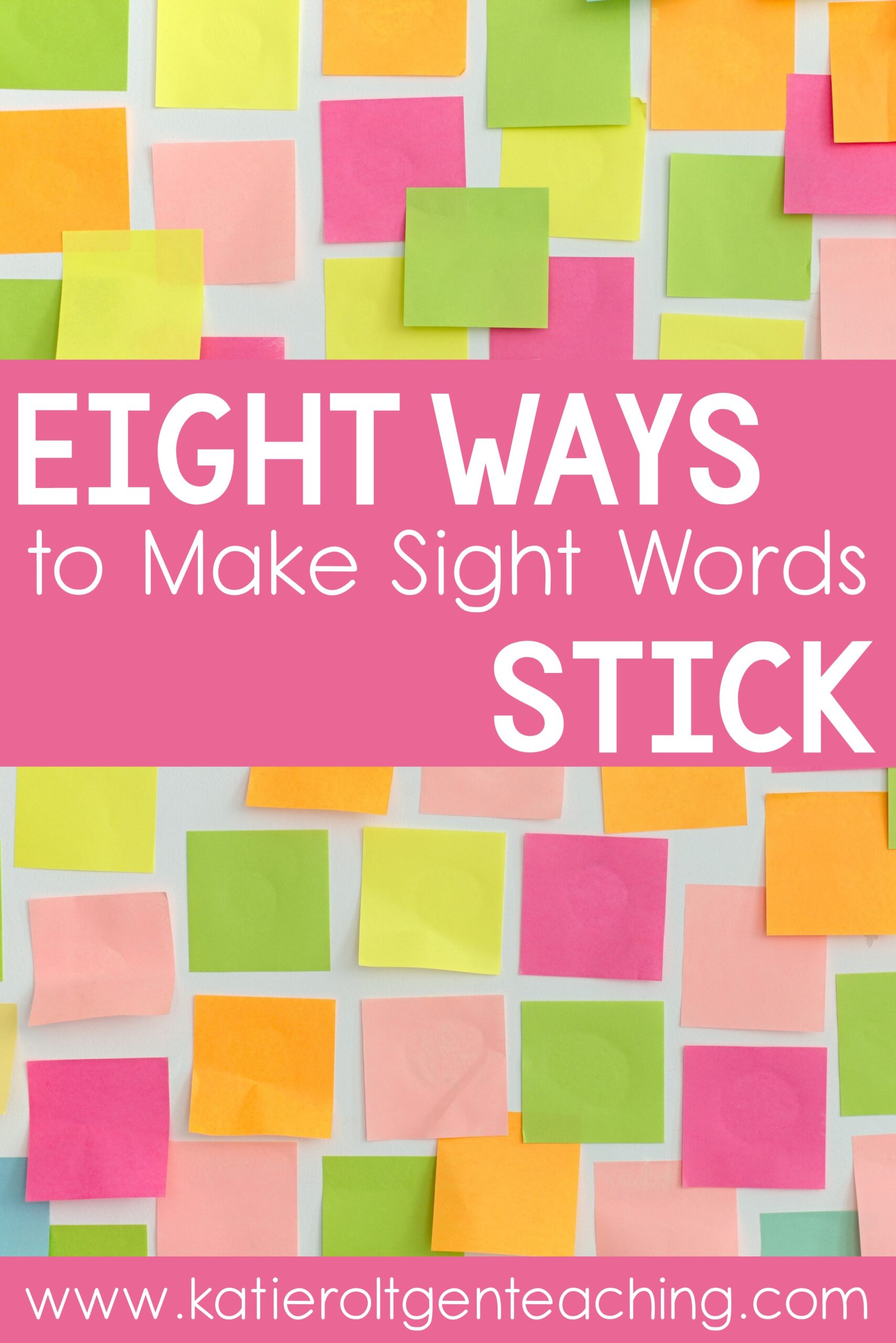 Making Sight Words Stick: 8 Interactive Activities and Resources ...