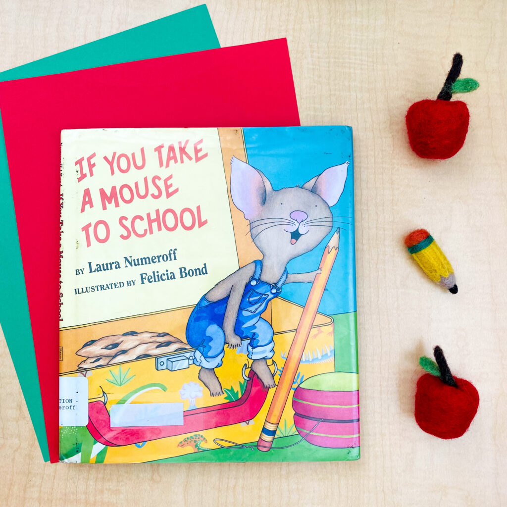 first day of kindergarten book if you give a mouse a cookie