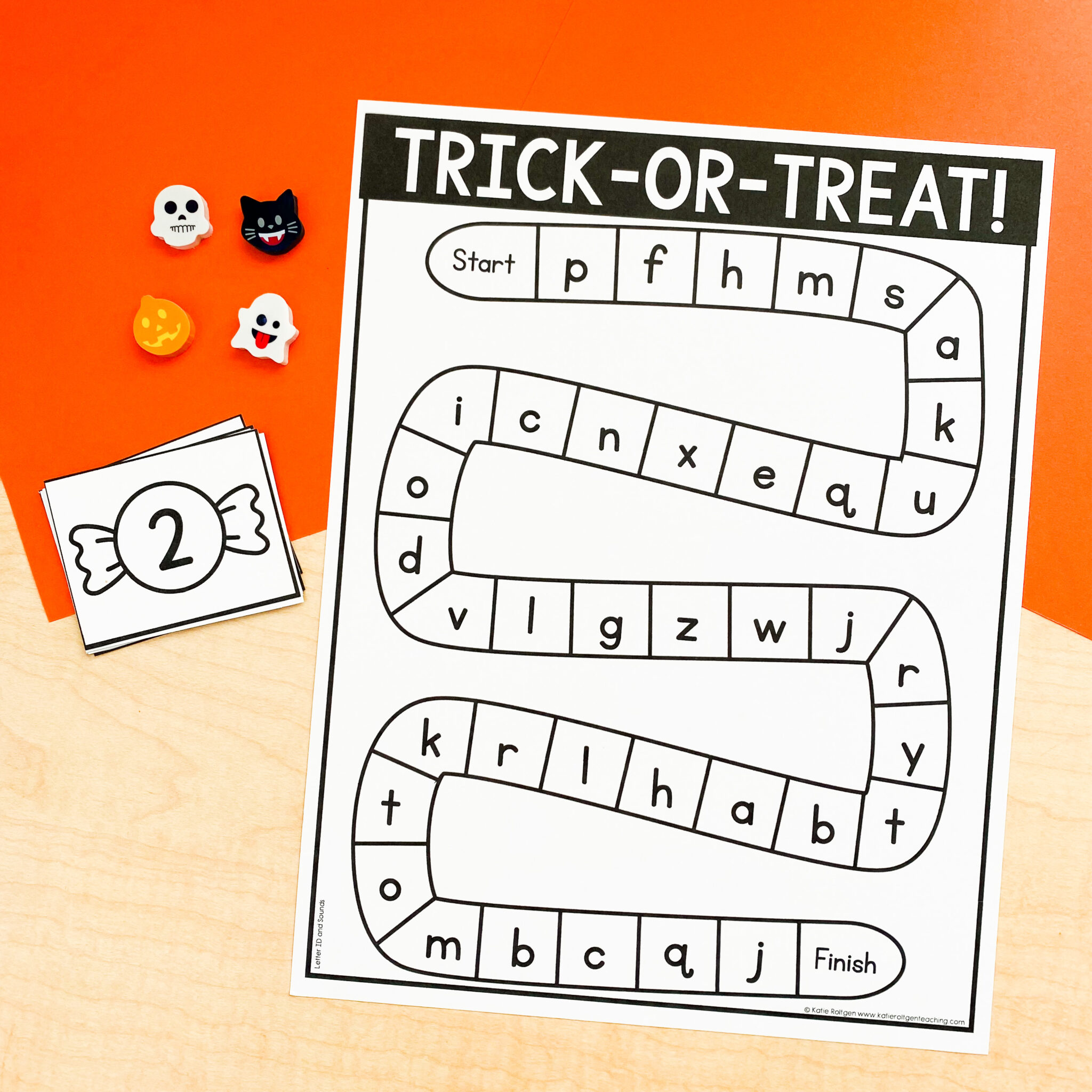 5 Halloween Literacy Games for Kindergarten - Katie Roltgen Teaching