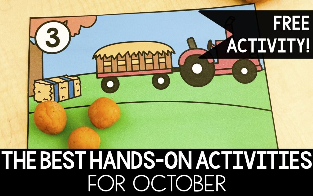 hands on activities for october in kindergarten