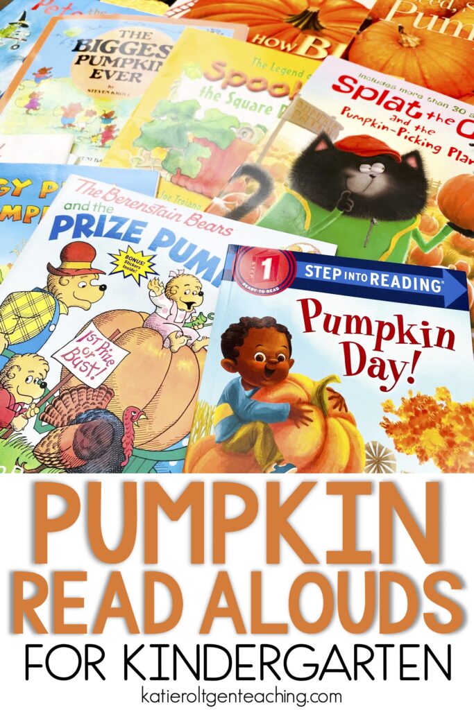 pumpkin read aloud books for kindergarten