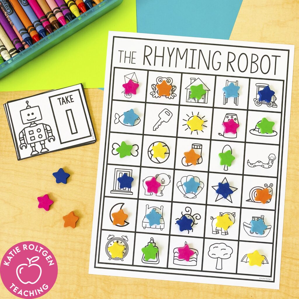 printable literacy games for kindergarten science of reading