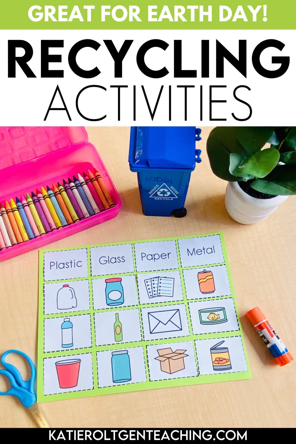 Recycling Activities for Kindergarten - Katie Roltgen Teaching