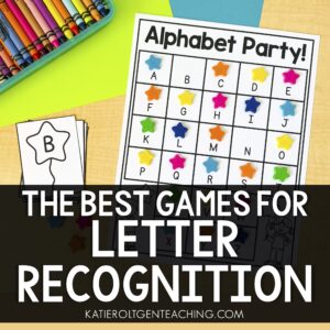 the best games for letter recognition in kindergarten