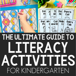 literacy activities for kindergarten