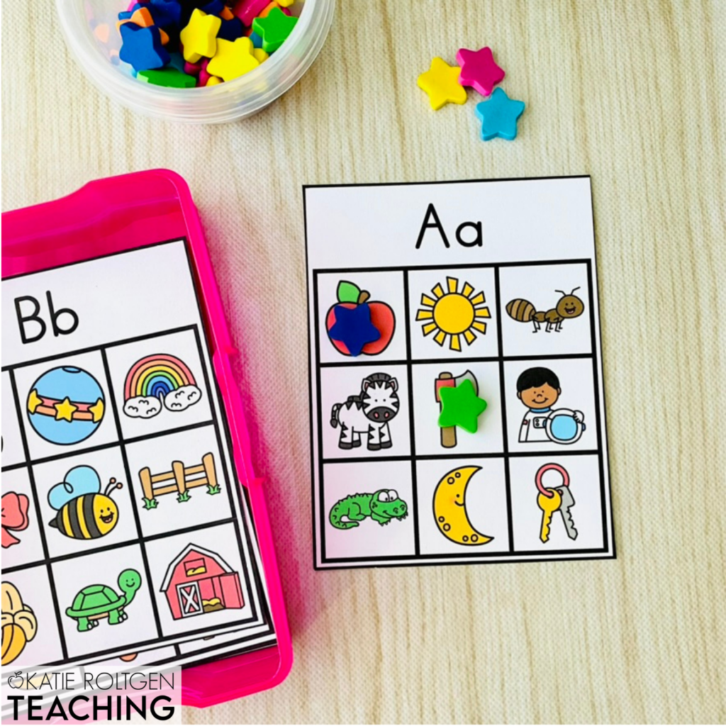 literacy activities for kindergarten letter mats