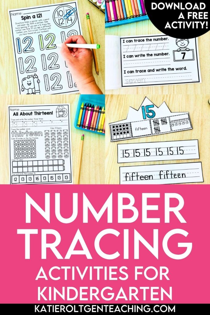 number tracing worksheets