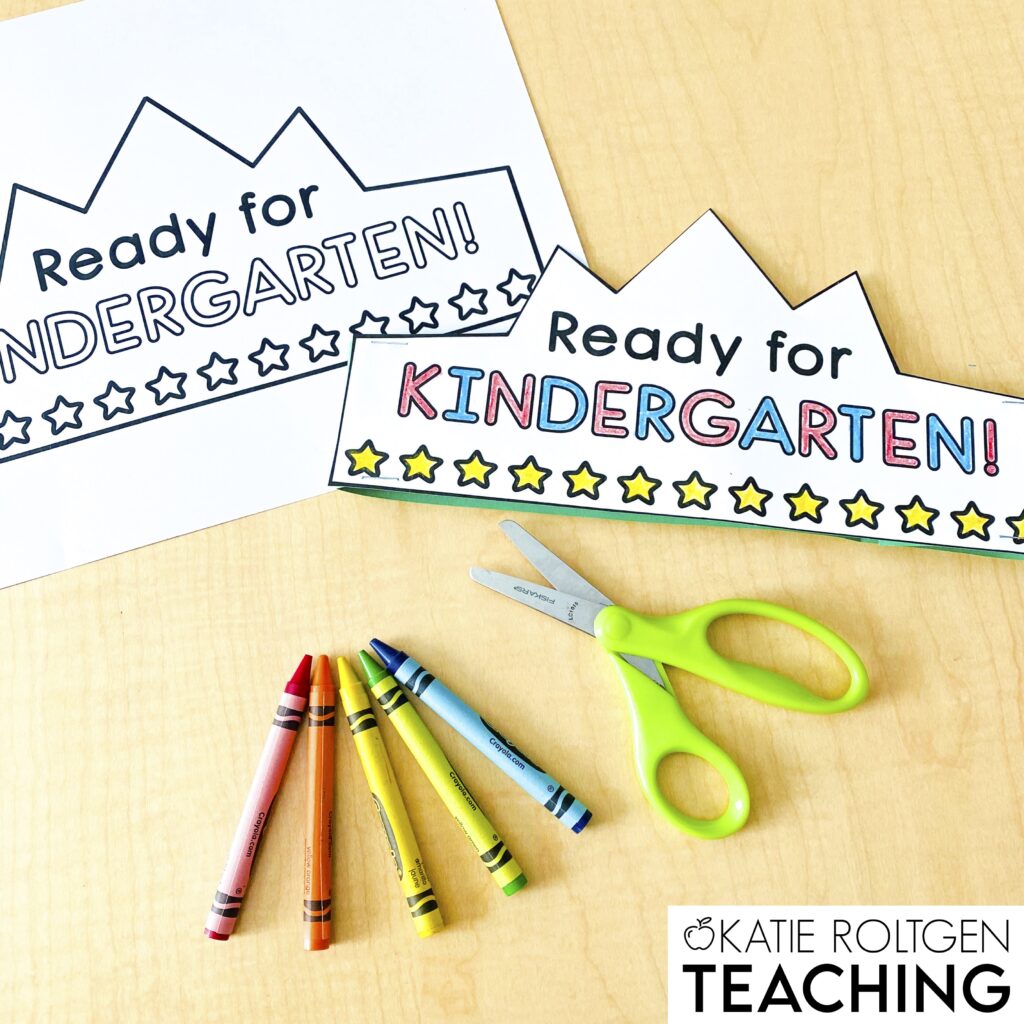 ready for kindergarten crowns