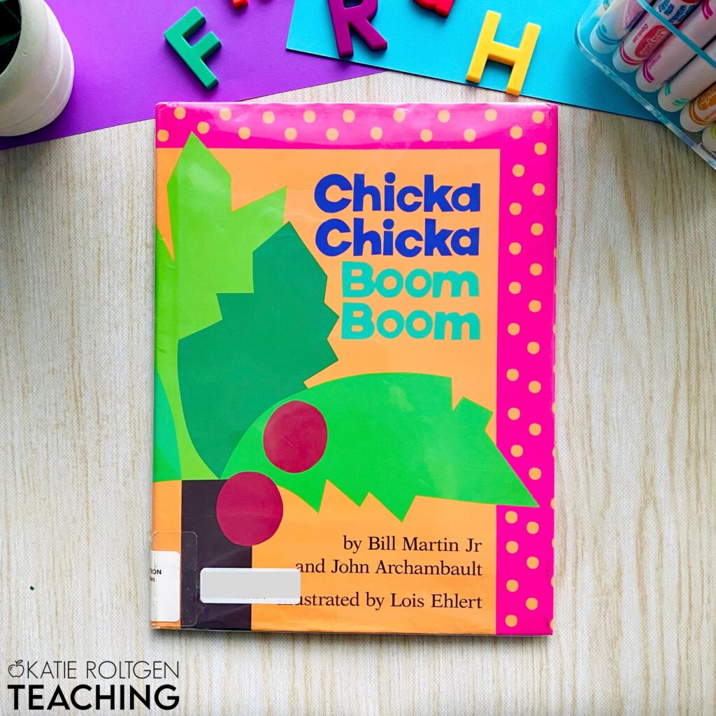 Chicka Chicka boom boom kindergarten