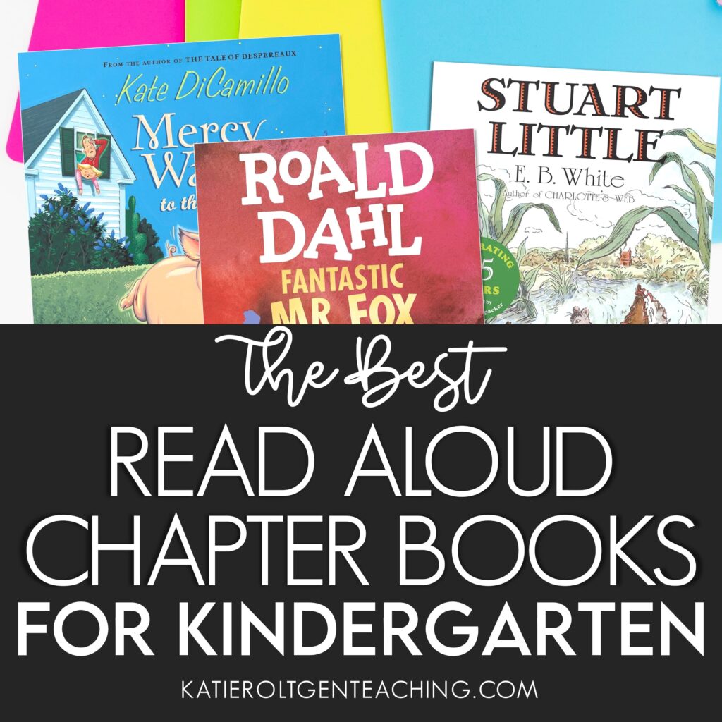 first chapter books for kindergarten
