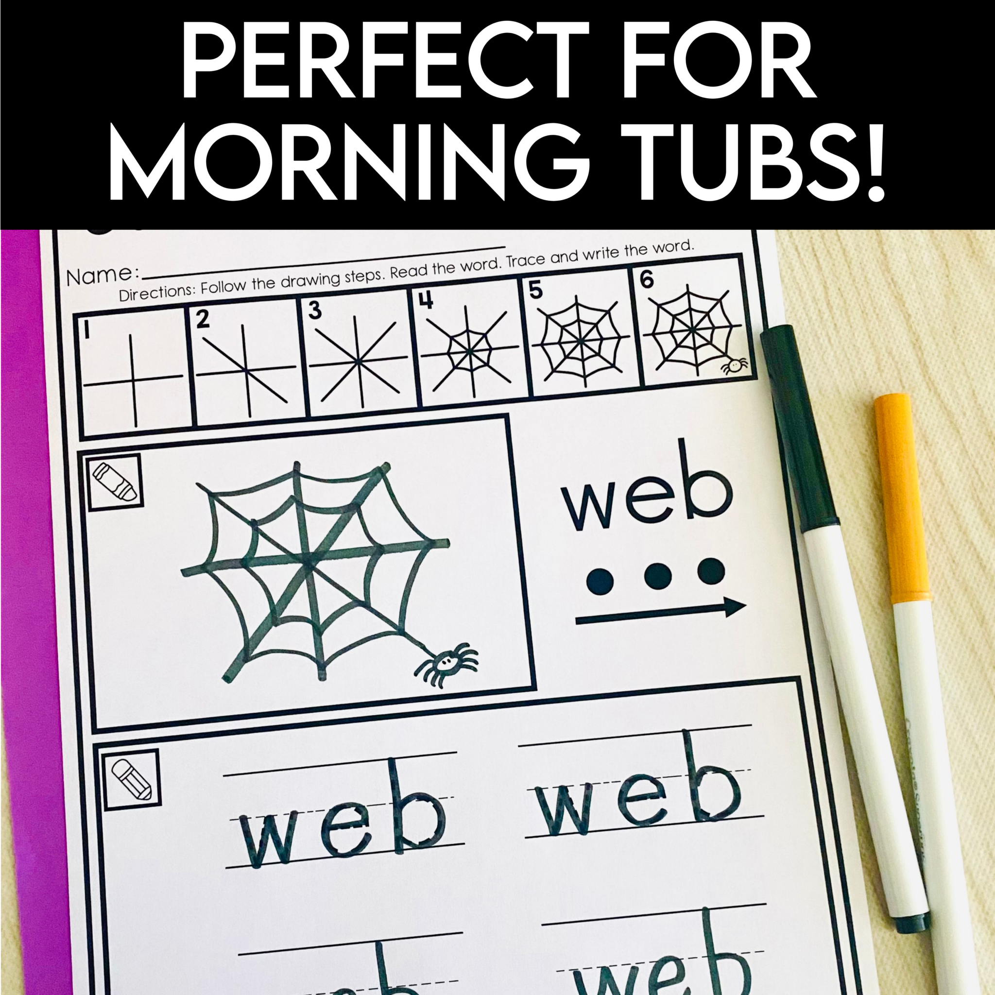 Short E CVC Directed Drawing Pages for Kindergarten - Katie Roltgen ...
