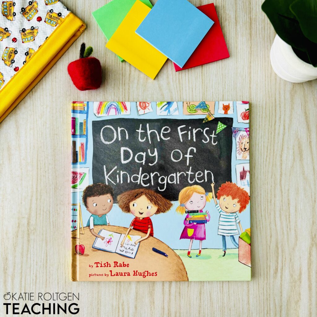 on the first day of kindergarten