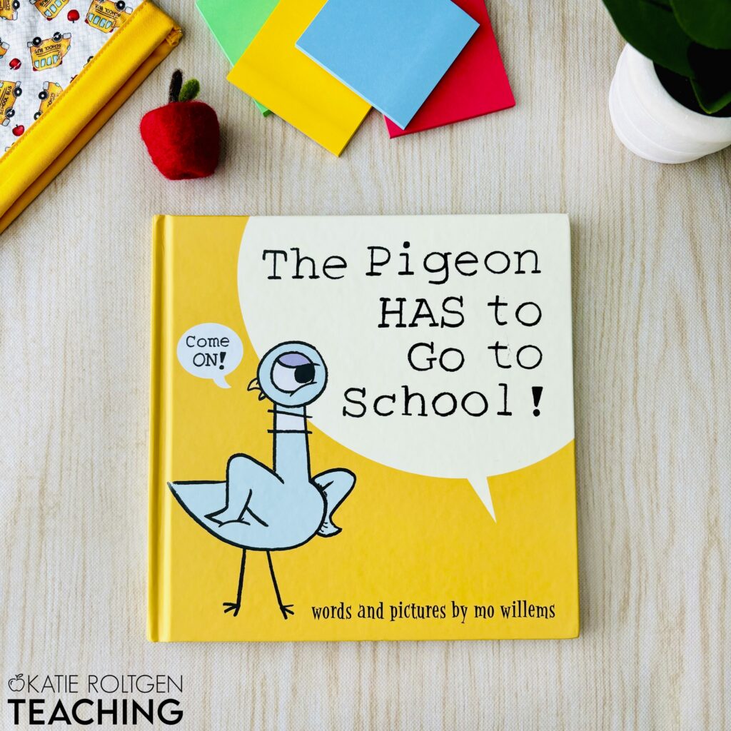the pigeon has to go to school