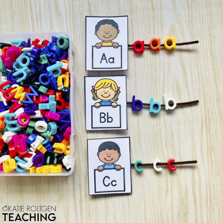 Fun Letter Recognition Games for Kindergarten - Katie Roltgen Teaching
