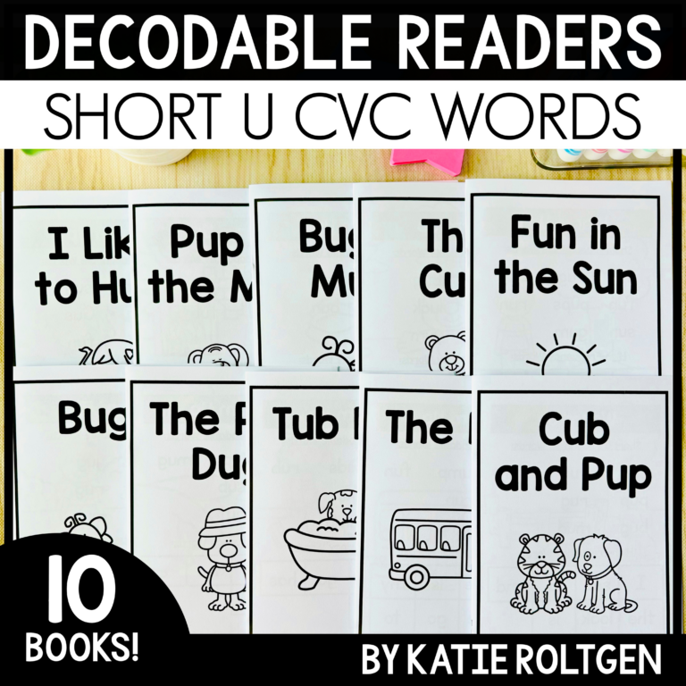 short u decodable books