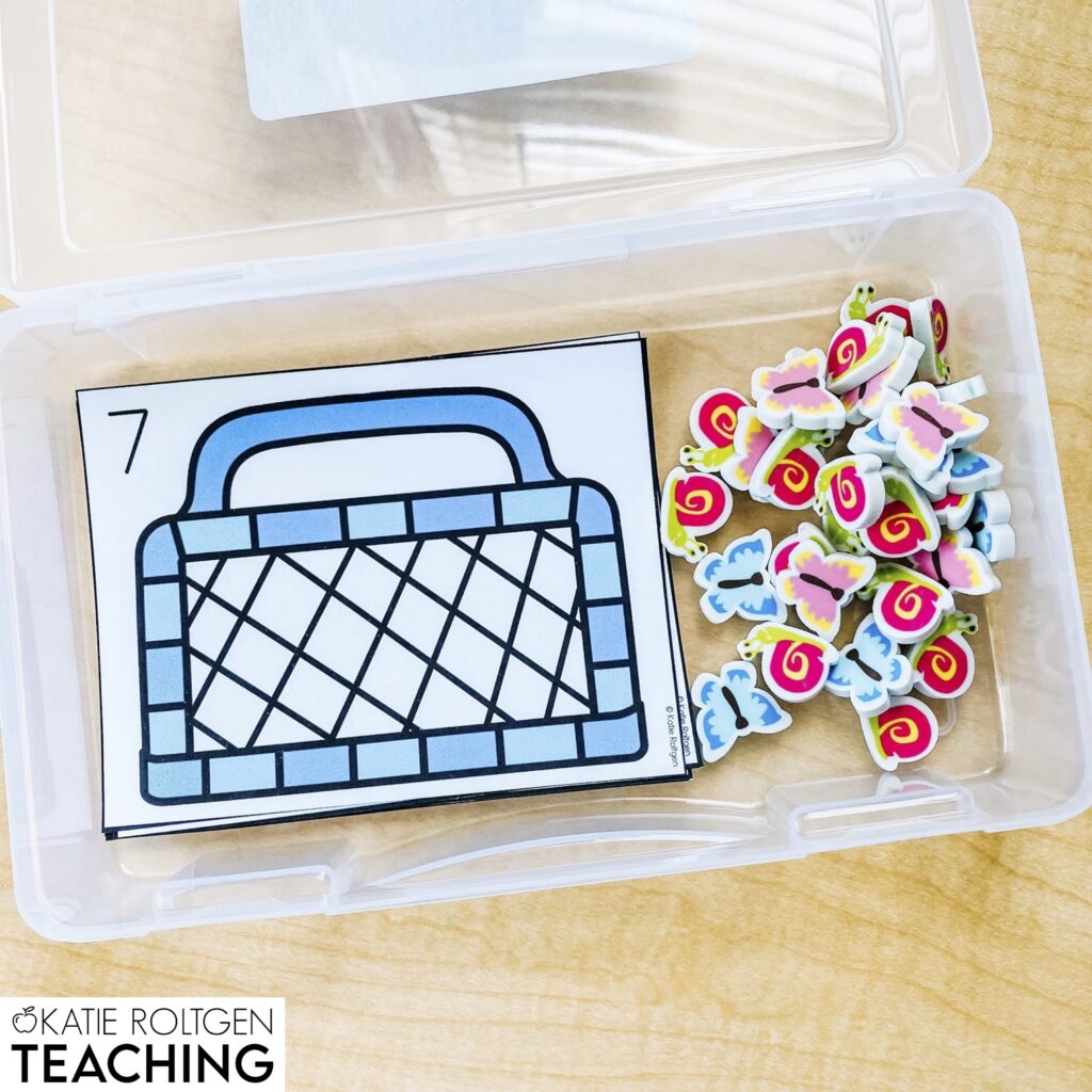 kindergarten morning bins