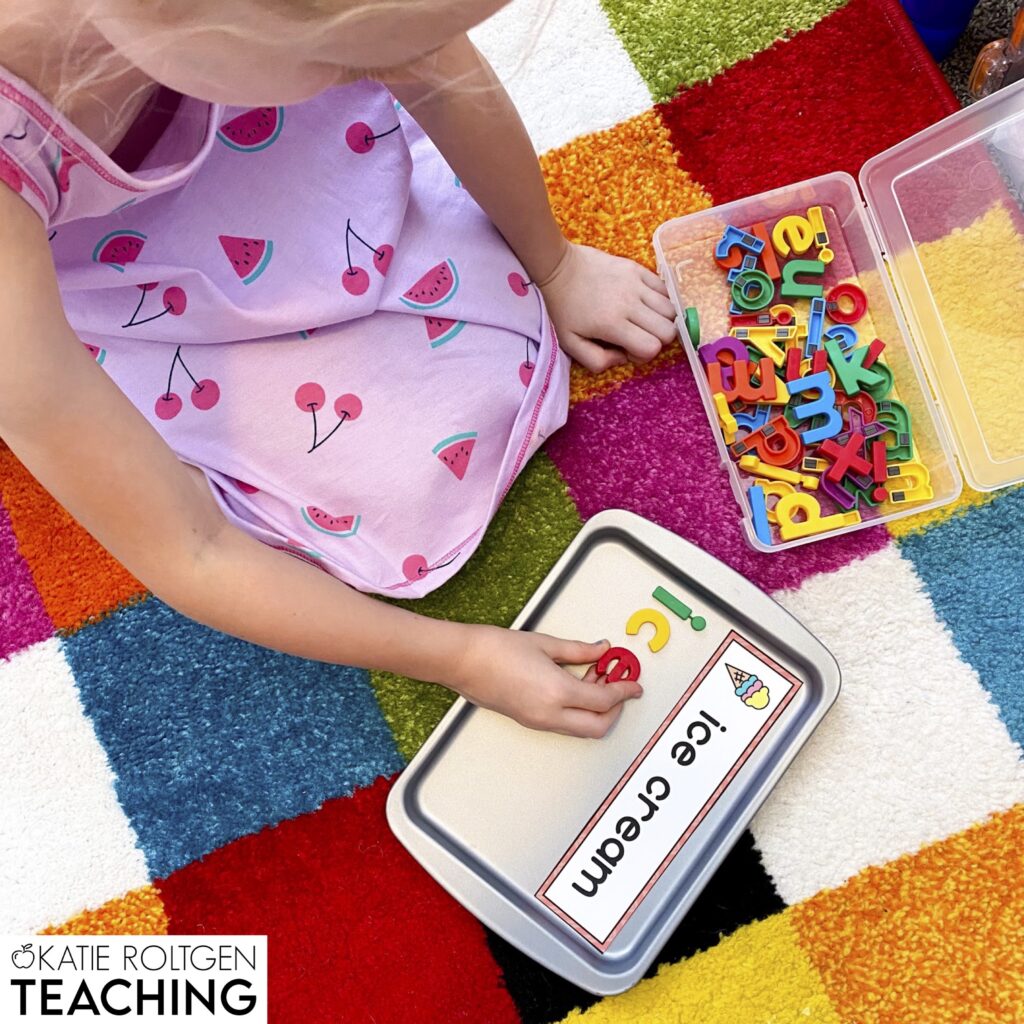 kindergarten morning bins