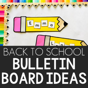 back to school bulletin boards