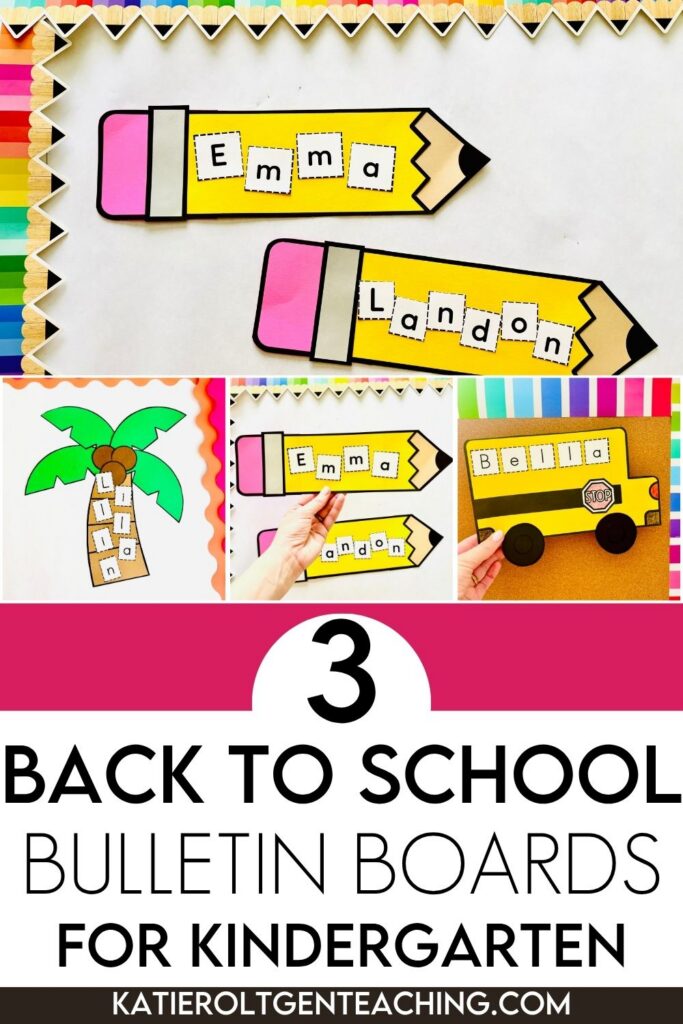 back to school bulletin board ideas for kindergarten