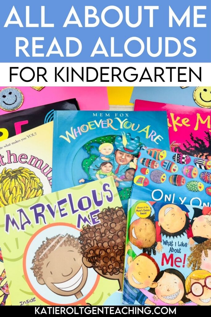 all about me books for kindergarten