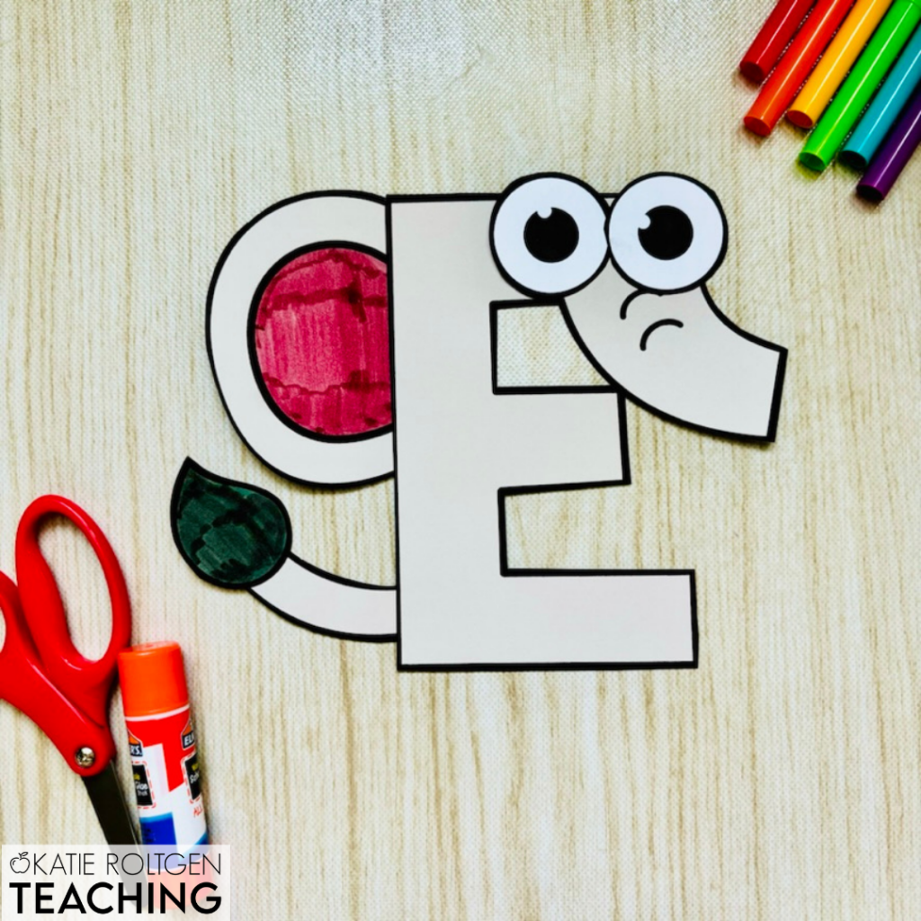 letter e craft
