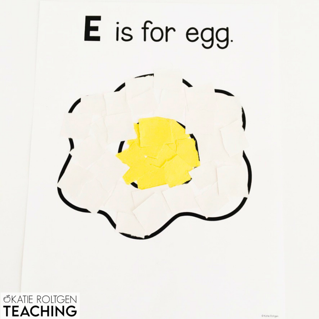 letter e craft