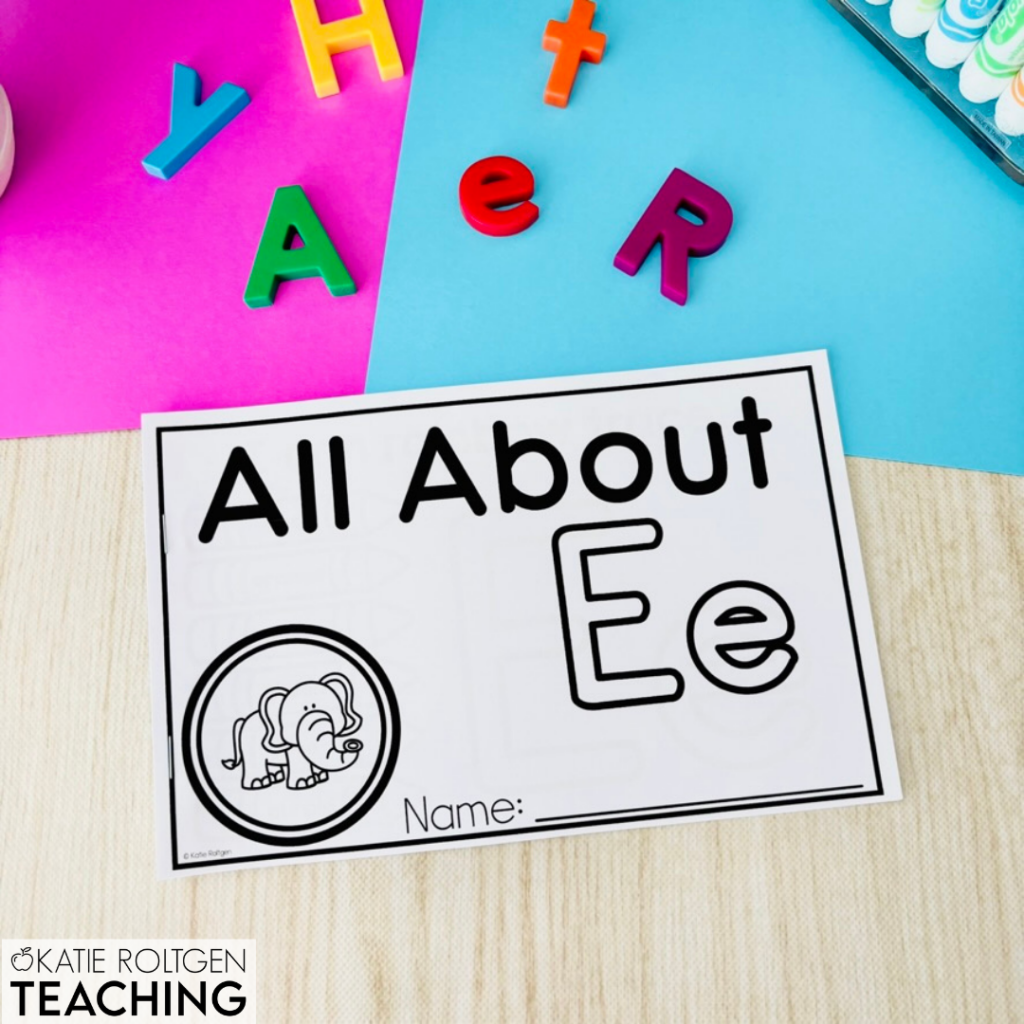 letter e activities