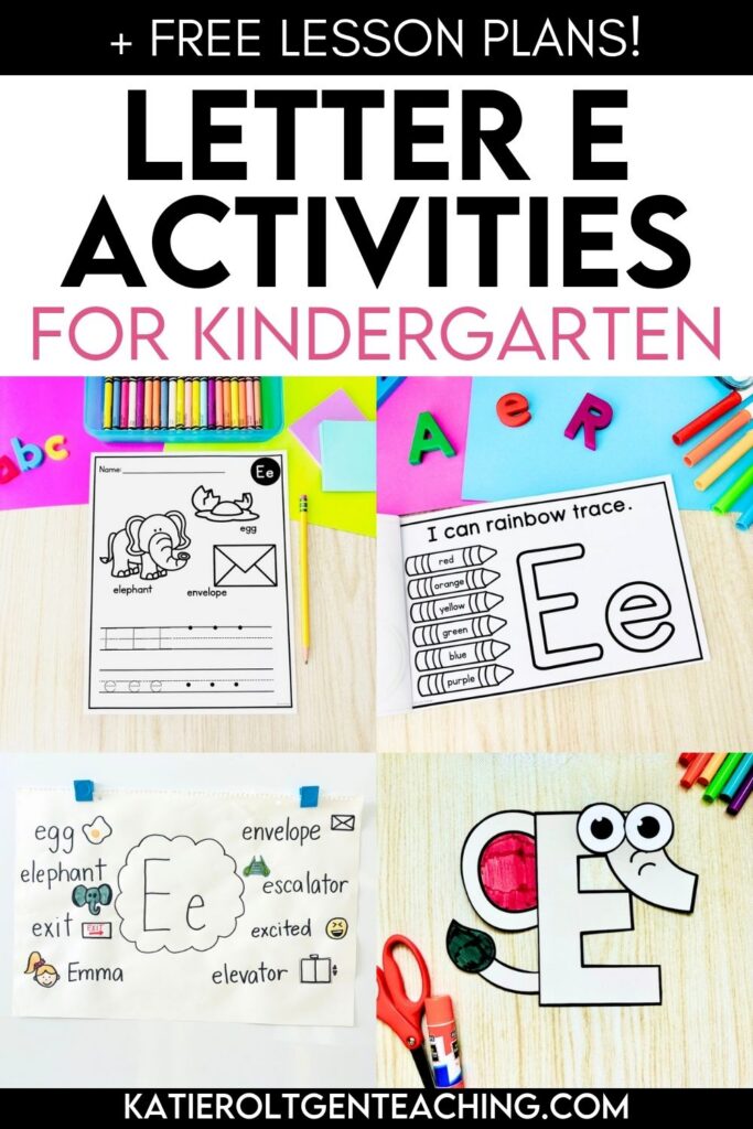 letter e activities